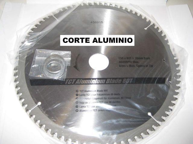Disco corte aluminio