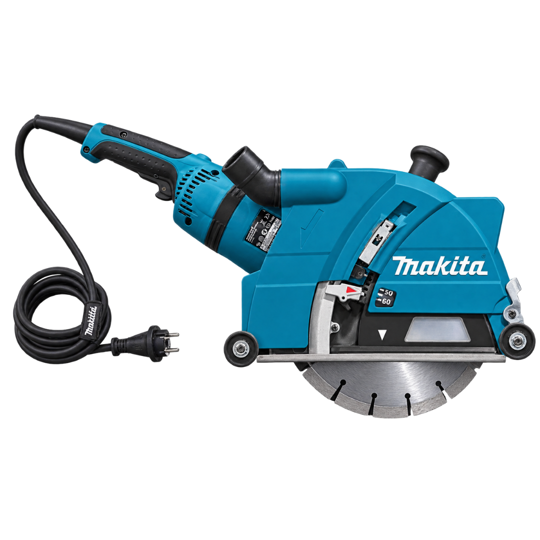 Amoladora 230 mm con toma Aspiración